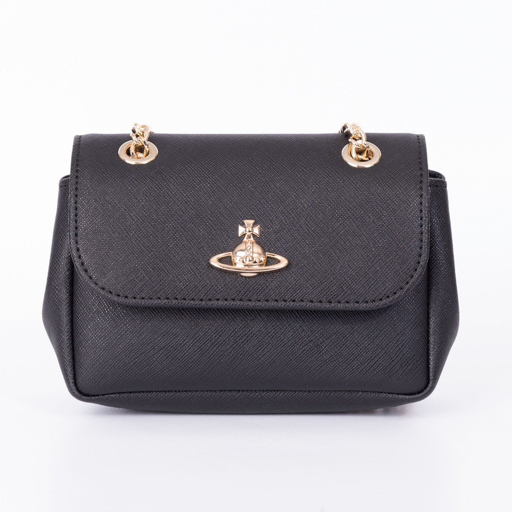 Vivienne Westwood Small 3D Orb Chain Purse Bag