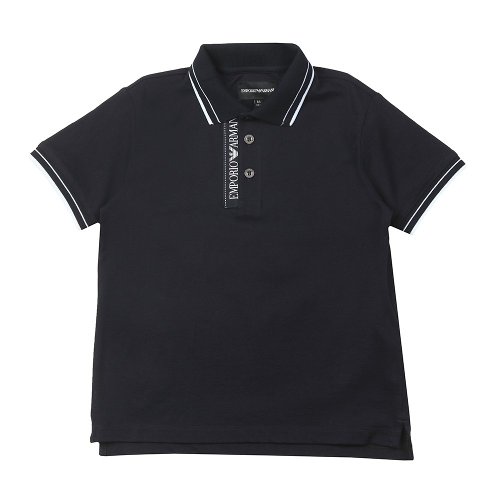 Emporio Armani Tape Placket Polo Shirt