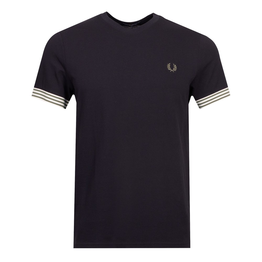 Fred Perry Striped Cuff T-Shirt