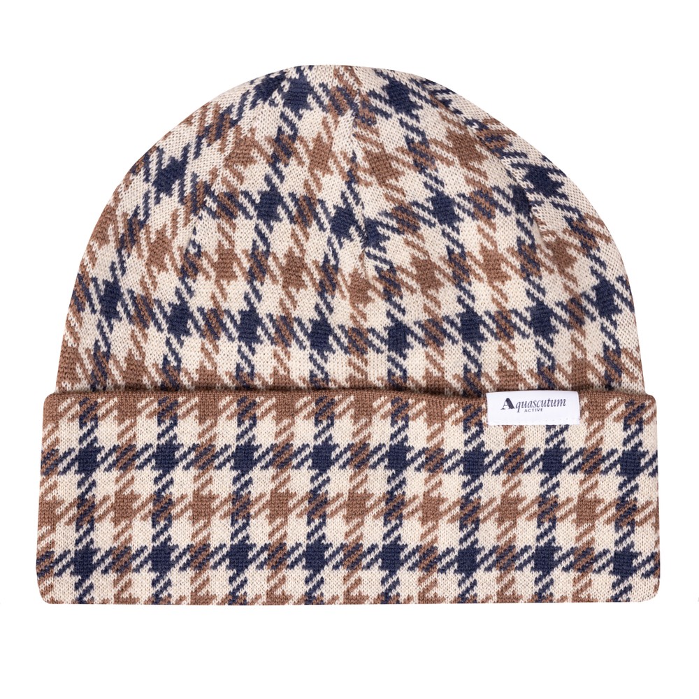 Aquascutum Club Check Beanie