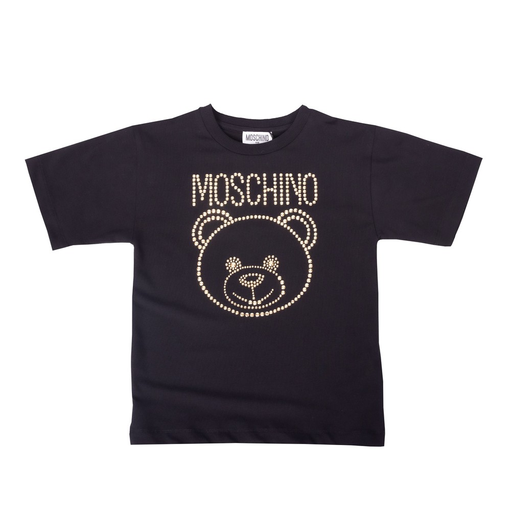 Moschino Stud Bear Logo T Shirt