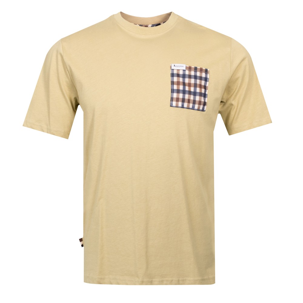 Aquascutum Active Club Check Pocket T Shirt