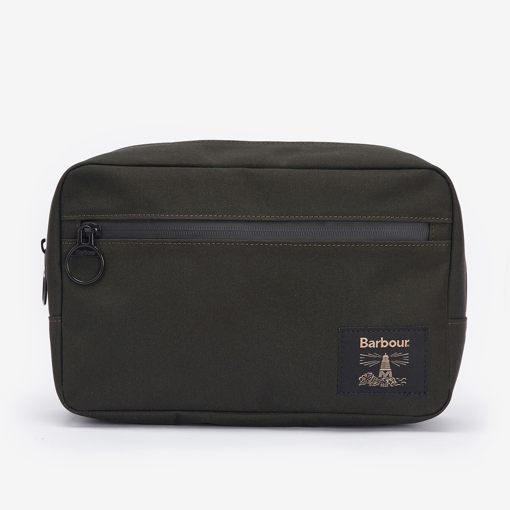 Barbour Lifestyle Field Canvas Washbag