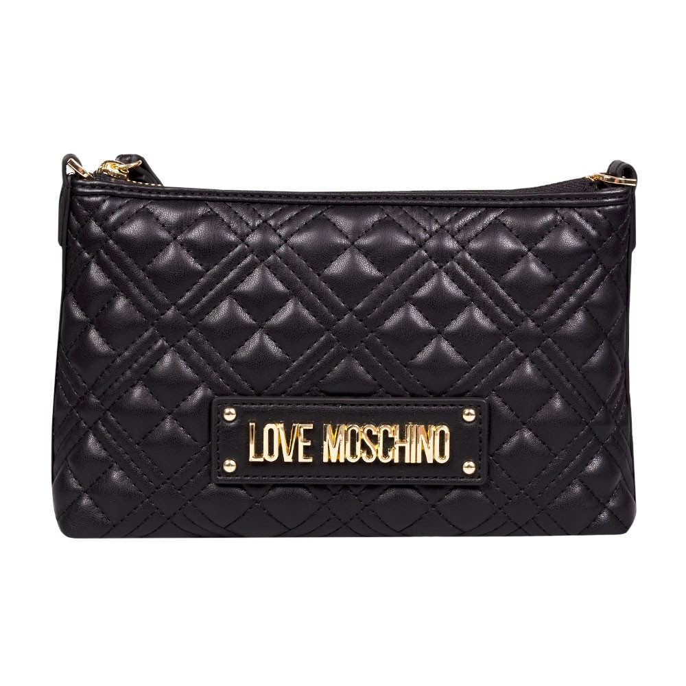 Love Moschino Cross Quilted Small Handle Bag