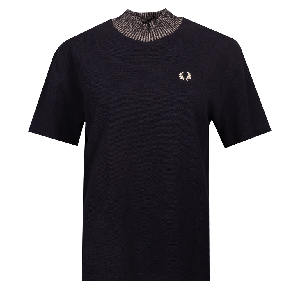 Fred Perry Space Dye Trim Pique T Shirt