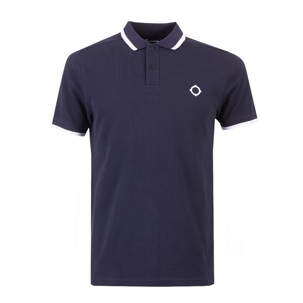 Ma.Strum Block Tipped Polo Shirt