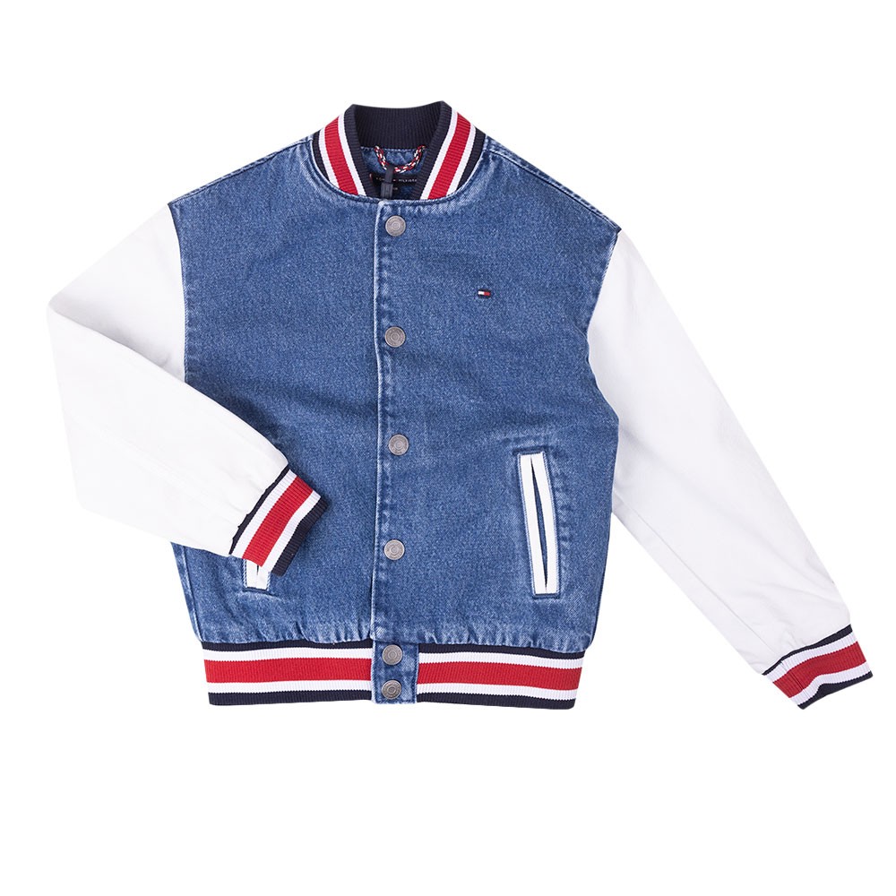 Tommy Hilfiger Kids Tommy Varsity Denim Bomber