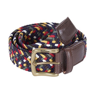 Barbour Lifestyle Tartan Coloured Stretch Belt Gift Box