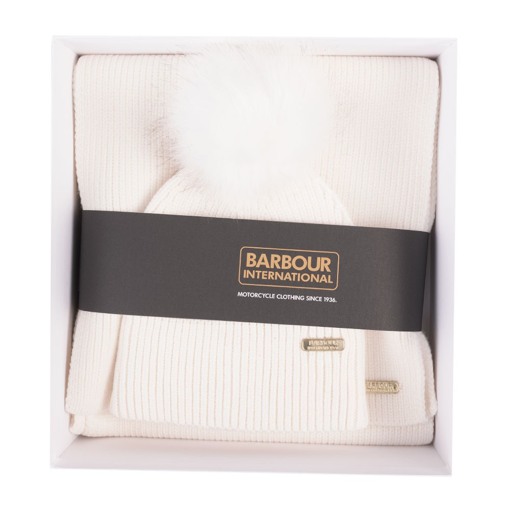 BARBOUR INTERNATIONAL Mallory Beanie & Scarf Gift Set