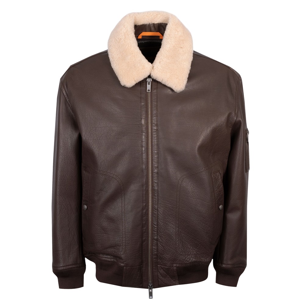 BOSS Jobark Leather Jacket