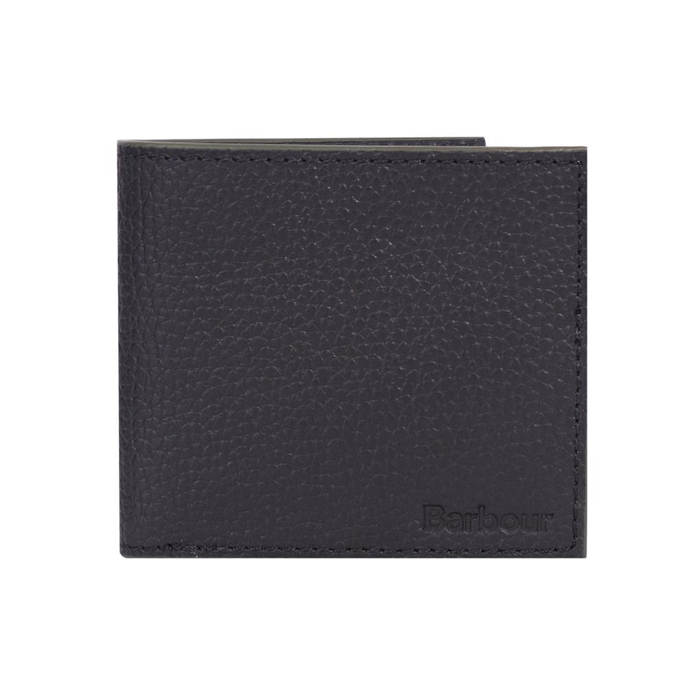 Barbour Lifestyle Grain Leather Billfold Wallet