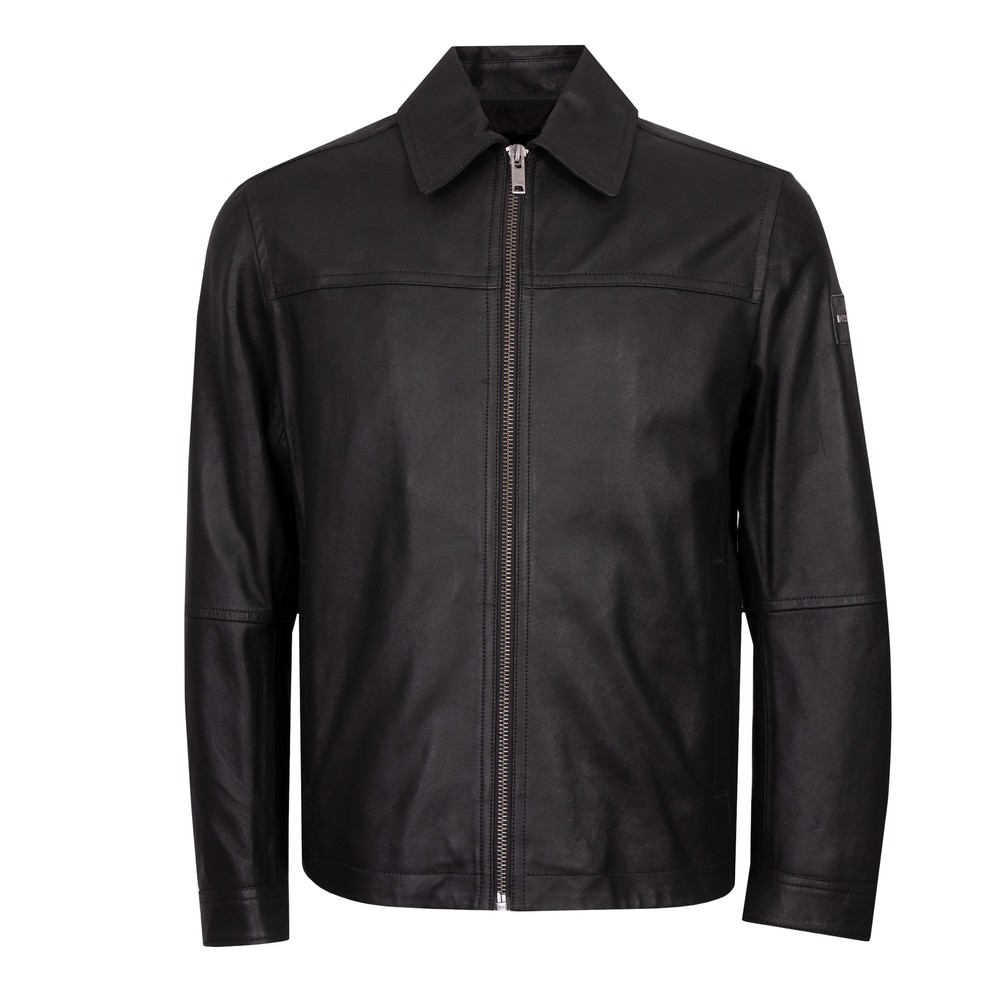BOSS Casual Jomir Leather Jacket