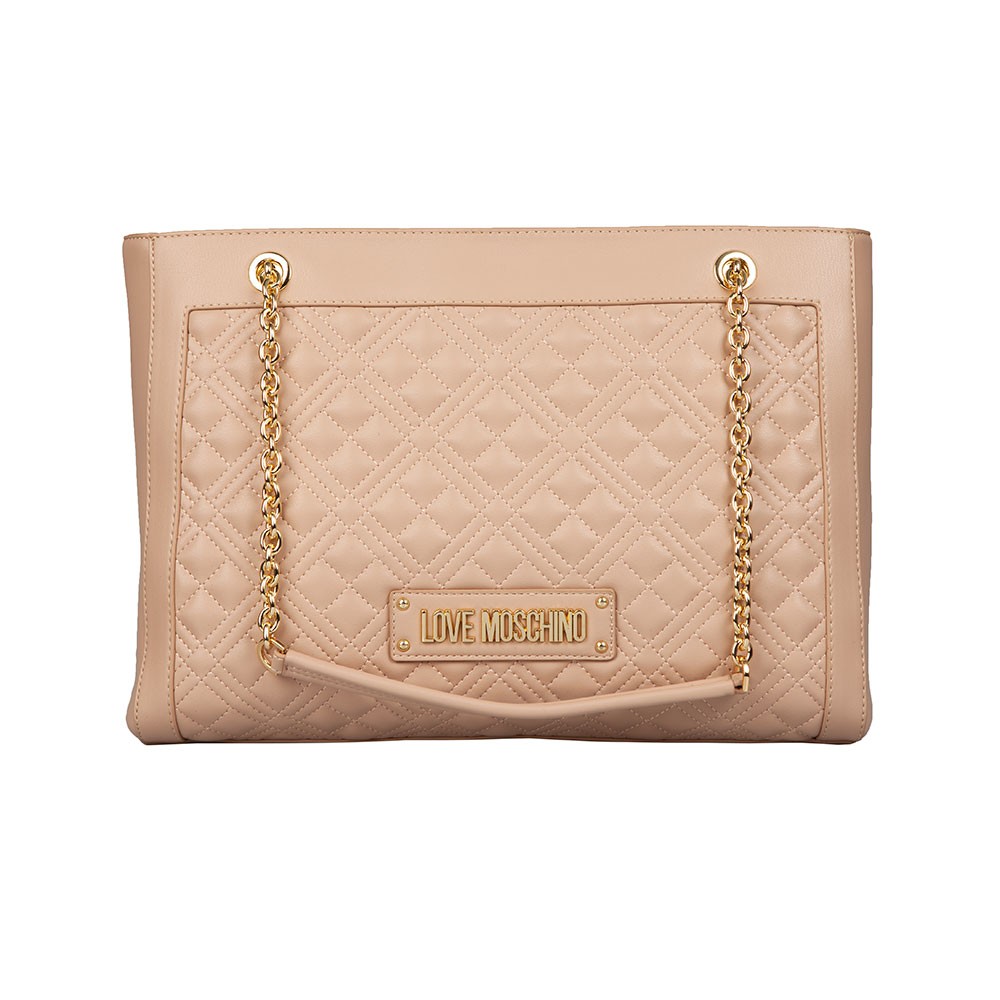 Love Moschino Cross Quilted Tote