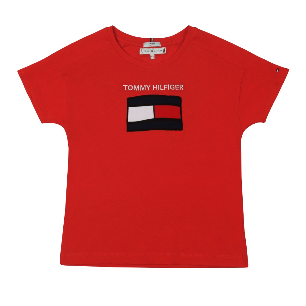 Tommy Hilfiger Kids Fun Graphic Flag T Shirt