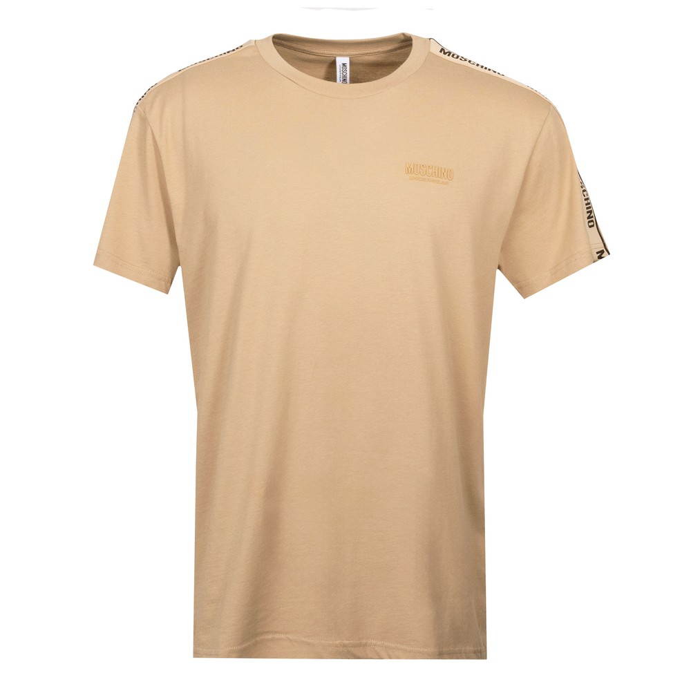 Moschino Tape and Chest Logo T-Shirt