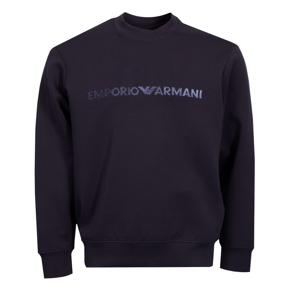 Emporio Armani 3D1M70 Embroidered Logo Sweatshirt