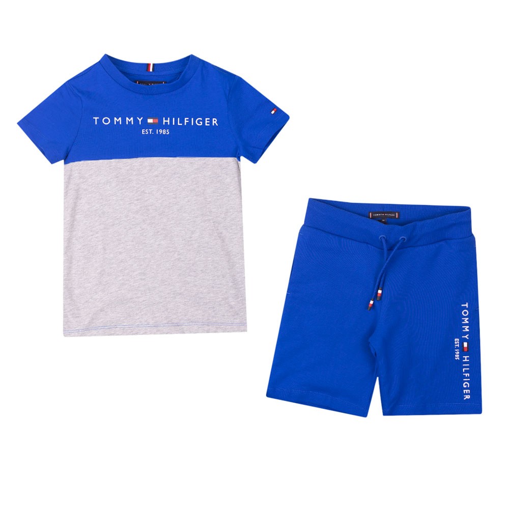 Tommy Hilfiger Kids Essential Colourblock T Shirt & Short Set