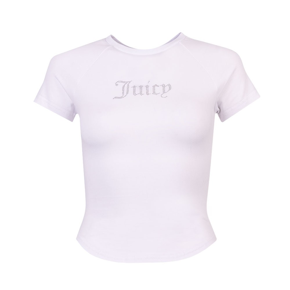 Juicy Couture Shrunken Diamante T Shirt